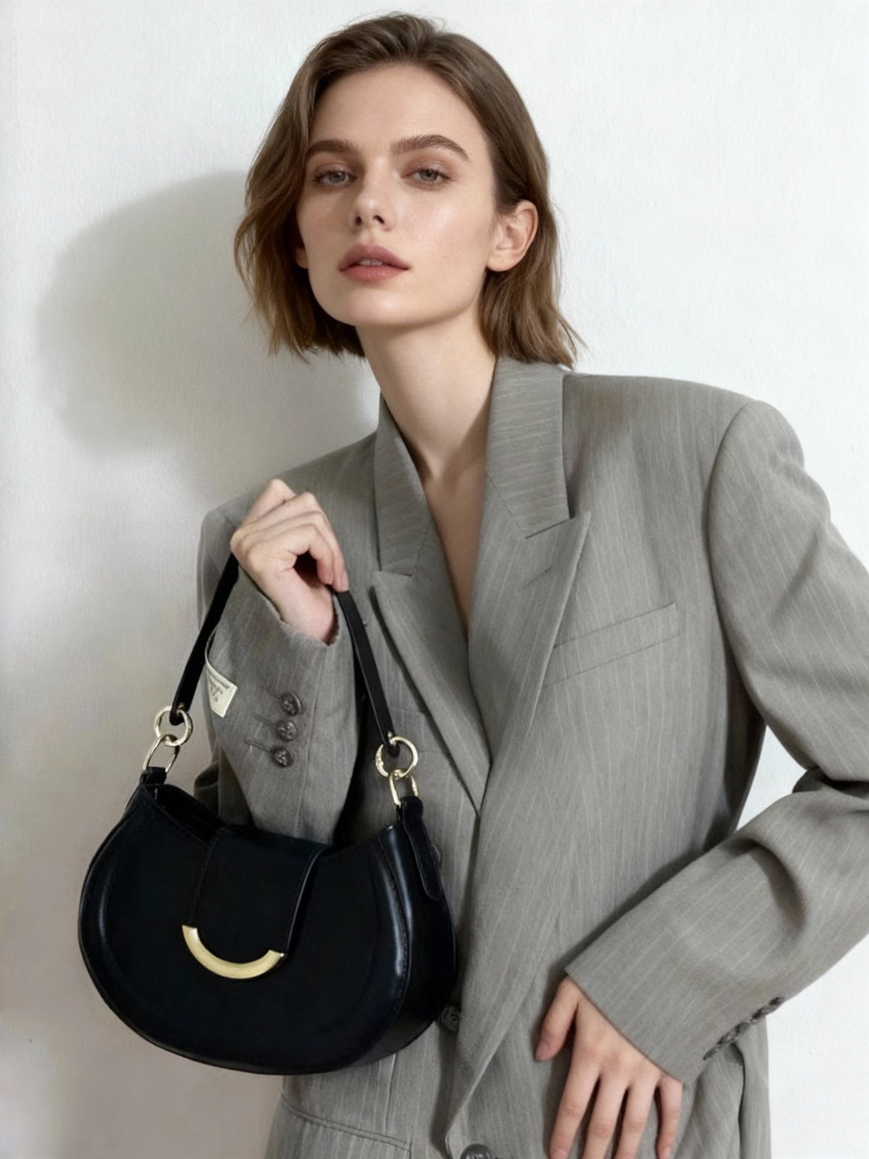 #139 Crescent Charm Bag