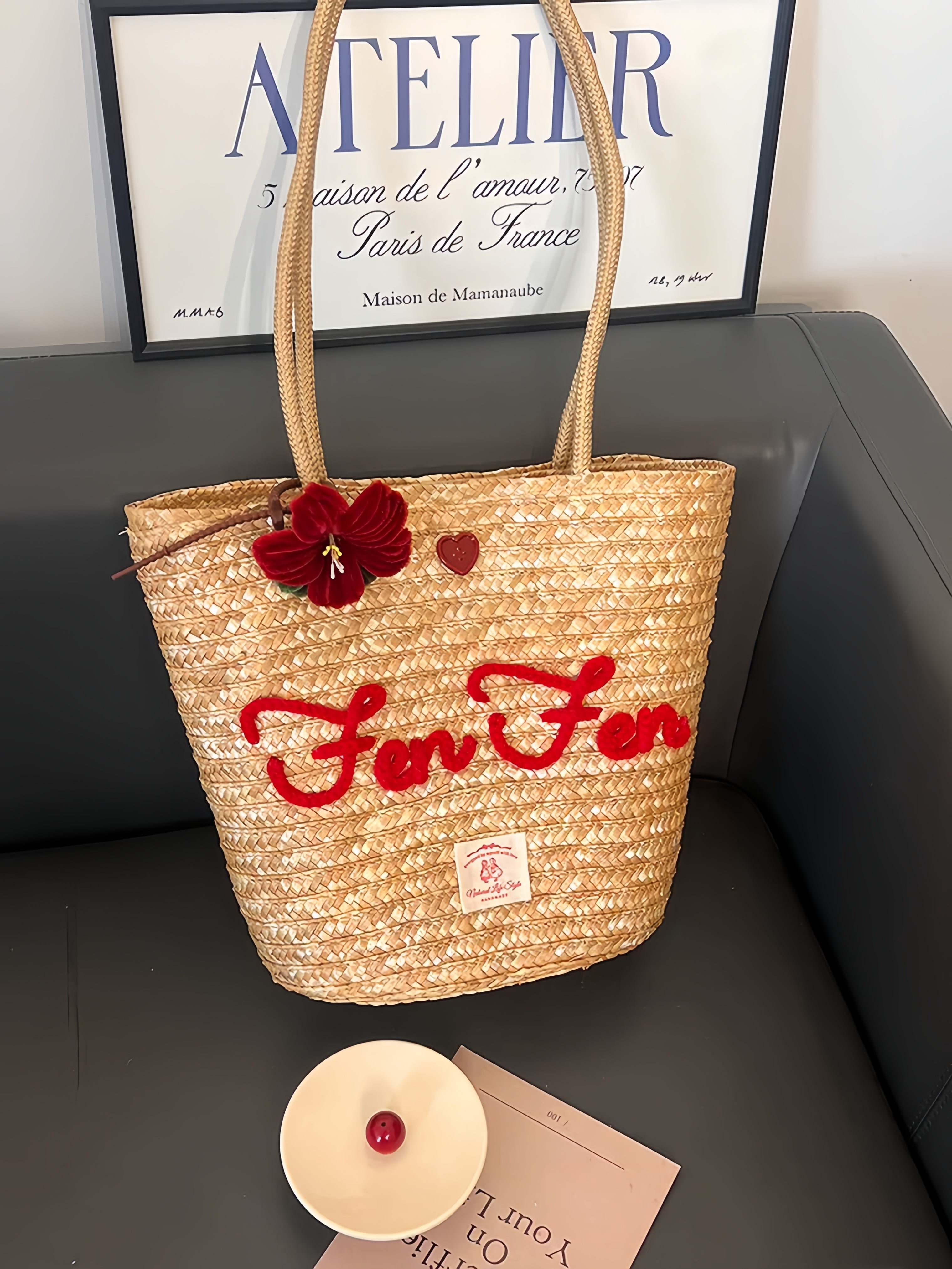 #119 Handwoven Beach Bag